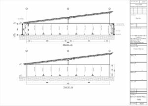 bản vẽ lắp đặt hệ thống nâng hạ đường ăn tự động