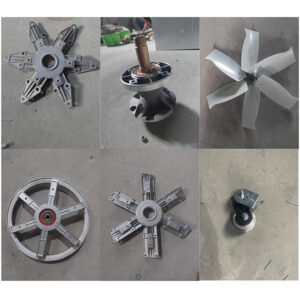 linh kiện quạt thông gió vuông